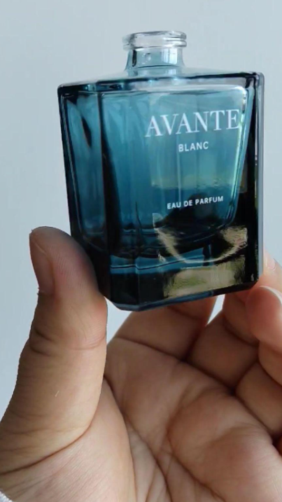 Blanc bottle blank held during bottle development